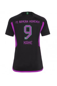 Bayern Munich Harry Kane #9 Fotballdrakt Borte Klær Dame 2023-24 Korte ermer